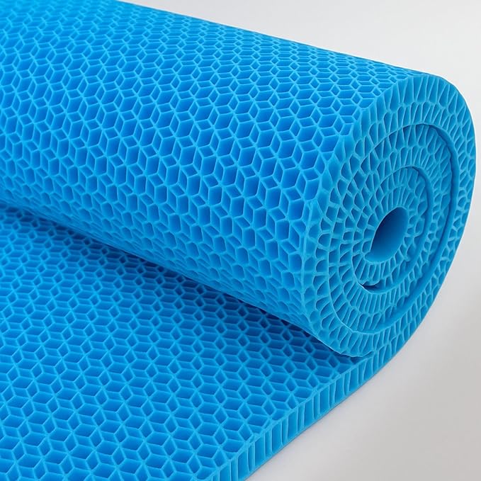 Vive Cooling Gel Mattress Topper - Honeycomb Gel Bed Pad for Hot Sleepers (Twin XL) - Ultimate Comfort and Support Mattress Topper for Twin Size Beds - Cooling, Pressure Relief