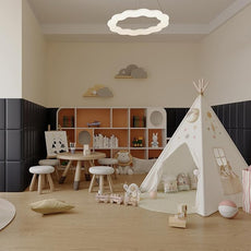 3D Anti-Collision Wall Padding for Kids Self-Adhesive 10PCS Black headboard Panels for Wall Peel and Stick headboard