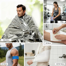 284 PCS First Aid Kit for Home, Car, Travel & Outdoor – Compact Portable Emergency Survival Kit for Camping, Hiking, Office, Business, and Public Use – Red Small Medical Essential Set