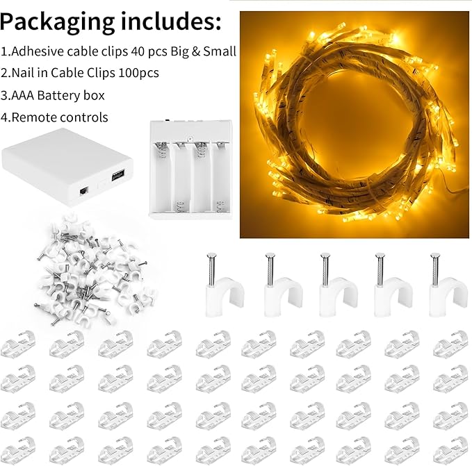 Enchanted Willow Vine Lights, 7.55FT 144LED 2 PCS White Tree Branch Lights for Wall, Remote Timer,8 Light Model,Bedroom Wall Doors Wedding, Christmas, USB Battery Box