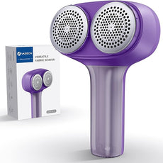 VASSON Fabric Shaver, Electric Lint Remover, Rechargeable Lint Shaver, Sweater Shavers to Remove Pilling, Large Fuzz Remover for Clothes Couch Furniture (Purple)