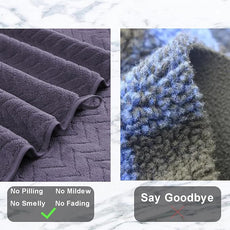 Ferdilan 8 Pack Bath Towel Set, 2 Extra Large Bath Towel Sheets, 2 Hand Towels and 4 Washcloths Ultra Soft and Absorbent Chair Towels for Bathroom, Quick Dry Towel for Home Hotel,Purple