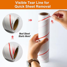 9.45 Inch Extra Sticky Lint Roller Refills 3 Pack (270 Sheets) –Compatible with 9.45 Inch Lint Rollers Pet Hair and Lint Cleaning on Furniture, Carpets, and Clothes