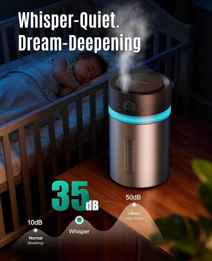 Stainless Steel Humidifier, Easy to Clean Humidifier, Dishwasher Safe Humidifiers