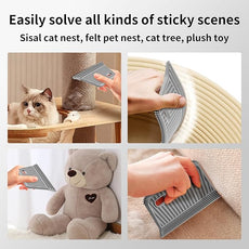 Carpet Rake,Lint Remover,Carpet Rake for Pet Hair Removal,Lint Brush,Lint Shaver for Carpets, Car Mat,Couch,Pet Bed,Furniture & Rug(3-Pack)