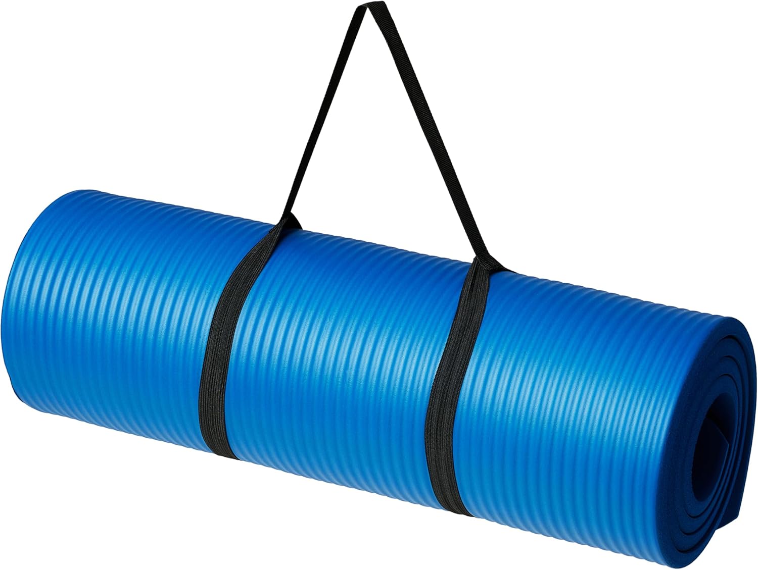 Amazon Basics Extra Thick Exercise Yoga Mat with Carrying Strap Dormly