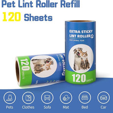 Extra Sticky Lint Roller Refills 6 Pack (720 Sheets) fit 3.8