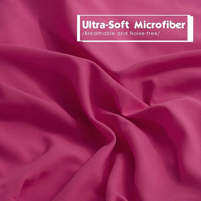 HIG 3pc Pink Twin/Twin XL Comforter Set - All Season Reversible Down Alternative Bedding Comforter - Quilted Duvet Insert with Corner Tabs - Box Stitched Blanket - Breathable, Soft, Fluffy