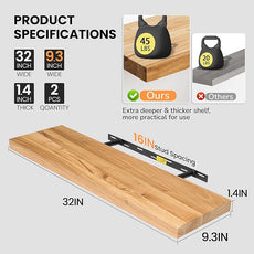 Floating Shelves for Wall, 32
