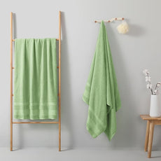 REDKISS 100% Cotton Bath Towels Set of 2, Extra Large Bath Sheets 35 X 70 Inches, 800 GSM, Quick Dry, Ultra Soft & Super Absorbent Bathroom Towel Sets for Bathroom, Gym, Spa, Pool & Hotel, Green