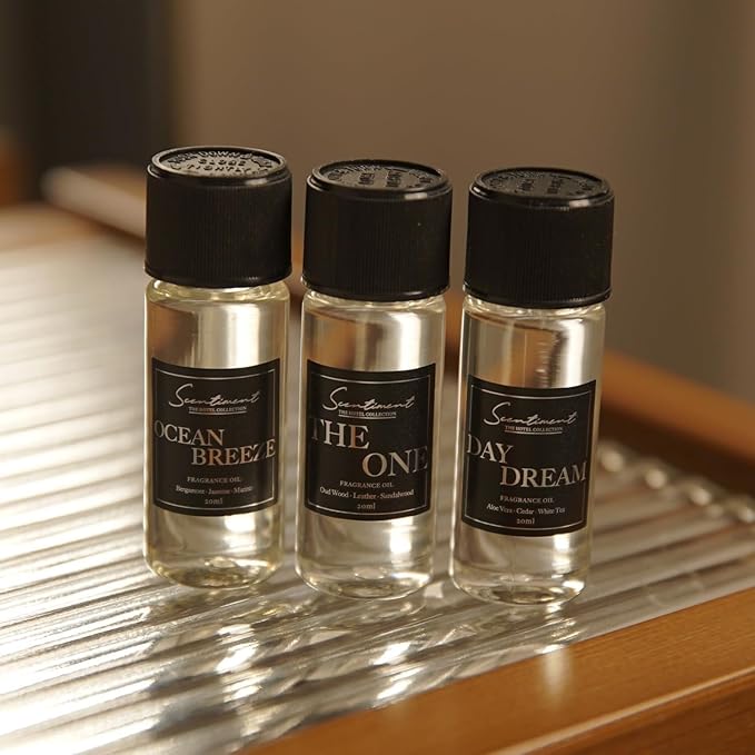 Scentiment Diffuser Oil - Secret Desires | Aromatherapy Fragrance | Inspired by 5-Star Hotels | Notes of Lemon Crème, Vanilla, Raspberry, Pomegranate & Peony (120 mL)