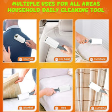 Lint Rollers for Pet Hair Extra Sticky, 600 Sheets Mega Value Set with 3 Upgraded Handles, 6 Rollers Portable Pet Lint Remover for Clothes, Furniture, Carpet, Dog & Cat Hair Removal