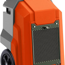 MOUNTO 180Pints LGR Industrial Dehumidifier with Pump and Drain Hose, Portable Commercial Dehumidifier with Wheels for Home, Basements, Garages, and Job Sites (Orange)