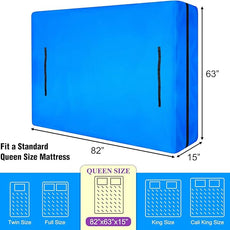 MorTime Mattress Bags for Moving and Storage, Zippered Mattress Storage Bag with 8 Strong Carrying Handles, Reusable Mattress Protector Cover Moving Supplies (Queen)