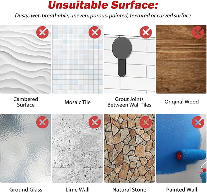 Shower Caddy Suction Cup, 15.8 inch 2 Pack Suction Shower Shelf with Hooks NO-Drilling Bathroom Holder, Rustproof Bathroom Organizer, Black,Includes 2 Extra Suction Cups for Replacement Use