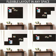 12 Pack Cork Boards for Walls, 48