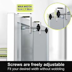 Orimade Over the Door Shower Caddy Adjustable 5 Tier Silver Grey,Bathroom Hanging Organizer Shelf Rustproof with 4 Hooks,Shower Basket with Soap Holder and Suction Cup