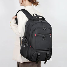 Gym Backpack For Men Women, 45L Expandable Travel Backpack with Shoe Compartment, Water Resistant Workout Sports Bag with USB Port Fit 17 Inch Laptop, Ideal for Gym, Sports, Camping, Hiking