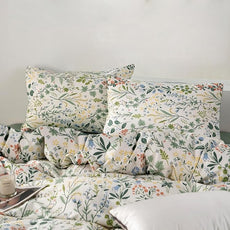 MKXI Garden Floral Comforter Set White Twin XL Comforter Bed Set for College Floral Bedding Comforters Coquette Cottagecore Aesthetic Flowers Pattern Comforter Twin XL for Girls