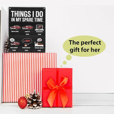 YCYD Family Wall Decor, Interesting Things i Do in My Spare Time Sign 8 x 10 Inches, Home Sign Wall Decor Car Guy Lovers Gift Home Boy lady Room Sign Decoration