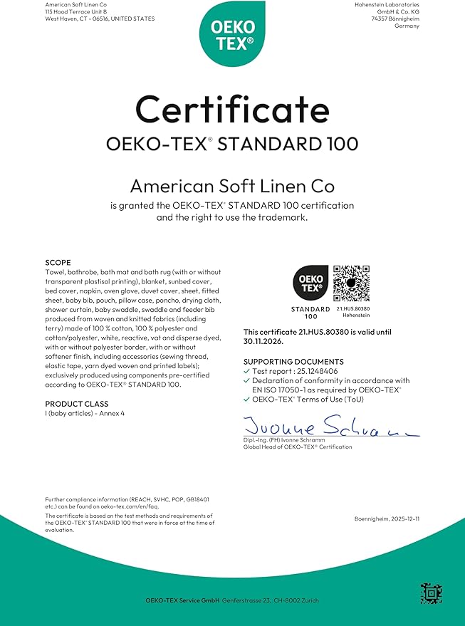 American Soft Linen Luxury 4 Piece Bath Towel Set, 600 GSM 100% Cotton Turkish Bath Towels for Bathroom, 27x54 in Large Bathroom Shower Towels, Sage Green