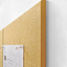 Felt Wall Tiles | Large Cork Board Alternative | Aesthetic Felt Bulletin Board for Office, Home & Classroom | Large Cork Boards for Walls Pinboard (12-Pack) | Mustard