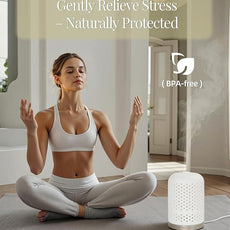 Essential Oil Diffuser – 2.4MHz Ultrasonic Aromatherapy Diffuser, Health Night Light, Timer & Auto Shut-Off, BPA-Free, 120ml Ceramic Scent Diffuser for Home,Yoga, Spa, Meditation, Hotel