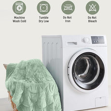 Weighted Lap Blanket 7 lbs for Adults, Luxury Soft Small Weighted Blanket, Compact Portable Weighted Lap Pad for Relaxation, Sleeping, Travel, All-Season Use, Sage Green, 40