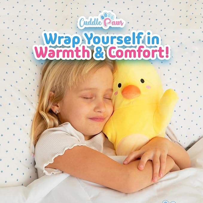 Duck Plush Body Pillow for Kids | Long Stuffed Animal Cuddle Pillow | Soft Hugging Toy | Plushie Gift for Girls & Boys | Long Plush Body Pillow for Sleep & Comfort | Medium, 35 Inches