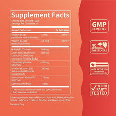 Nello Superfocus Mojito with Caffeine– Nootropic Focus Drink Mix, 20 On-The-Go Packets, Alpha GPC, Lion’s Mane, Rhodiola, Sugar-Free