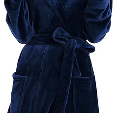 U2SKIIN Women Hooded Fleece Robe, Short Plush Robes for Womens With Hood Soft Warm Spa Bathrobe
