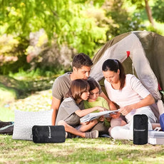 SUPA MODERN Cooling Bed Pillows for Sleeping 1 Pack Small Shredded Memory Foam Pillow Camping Travel Pillow - Compressible Medium Firm, Breathable Cover, ldeal Backpacking Hiking, Airplane and Car