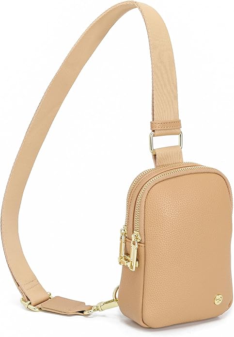 INICAT Small Anti Theft Crossbody Bags for Women, Vegan Leather Sling Cross Body Purse Travel Essentials Teen Girl Gifts