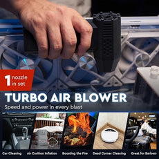 Powerful Electric Air Duster for PC - Turbojet 150000 RPM Air Blaster for Car Detailing - Rechargeable Air Duster for Electronics - for PS5 Dust Cleaner Handheld Blower Cordless - Soplador De Aire