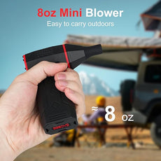 Pro Four-Speed mini Fan, 130,000 RPM high-Power air Blower, for Cleaning Electronics and Keyboards, Suitable for Computers, Keyboards, Cars, Home use, Outdoor Inflation, Snow and Leaf Removal