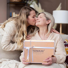 SEMAXE 4-Pack Luxury Bath Towels for Bathroom, 100% Cotton, Soft, Absorbent, and Quick-Drying, 55