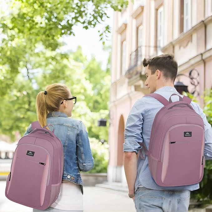 MATEIN Travel Laptop Backpack, Business Anti Theft Slim Sturdy Laptops Backpack with USB Charging Port, Water Resistant College Computer Bag Gift for Men & Women Teacher Fits 15.6 Inch Notebook