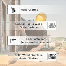 Fireplace Mantel Shelf, 80