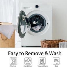 Tiita Lazy Chair with Ottoman, Modern Large Accent Lounge Armchair, Comfy Leisure Sofa Reading Chair with Footrest for Bedroom, Living Room, Dorm Rooms, Garden and Courtyard, Plush White