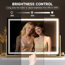 Hasipu Vanity Mirror with Lights, 25.6