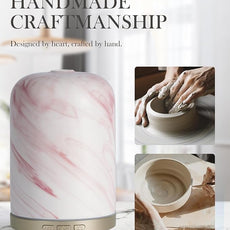 Essential Oil Diffuser – 2.4MHz Ultrasonic Aromatherapy Diffuser, Health Night Light, Timer & Auto Shut-Off, BPA-Free, 120ml Oil Diffuser for Home, Office, Spa, Yoga, Hotel