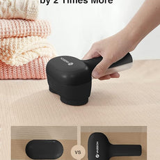 VASSON Fabric Shaver, Electric Lint Remover, Rechargeable Lint Shaver, Sweater Shavers to Remove Pilling, Large Fuzz Remover for Clothes Couch Furniture (Black)