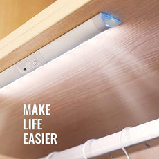 Joyzy 2 Pack Motion Sensor Closet Lighting with Eye Protection Design Automatic Closet Lights Battery Operated Pantry Light Wireless Lightings, LED Rechargeable Counter Lighting for Wardrobe Cabinet