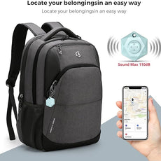 Swissdigital Design Business Laptop Backpack, College Laptops Backpack with USB Charging Port for Men and Women Fits 16 Inch Notebook, Grey-Finder Color Random