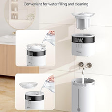 VAGKRI Humidifier Large Room, 18L Ultrasonic Cool Mist Humidifiers for Bedroom, Up to 1200 sq ft, 5 Mist Levels & Auto Mode, Quiet Humidifier for Plants, Baby, Whole House, Home with 2 Extended Tubes