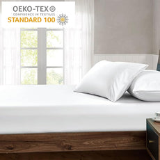 FreshCulture Twin XL Fitted Sheet Only - Hotel Quality Ultra Soft & Breathable Brushed Microfiber Fitted Sheet with 21 Inch Deep Pockets - Fits Twin XL Size Bed (White)