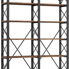 IRONCK Bookshelf Double Wide 6-Tier 76