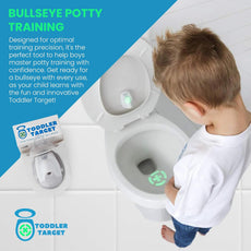 Adjustable Potty Toilet Target with Motion Sensor, Bullseye Illumination, and Nightlight, Precision Training - Ideal for Boys' Potty Training