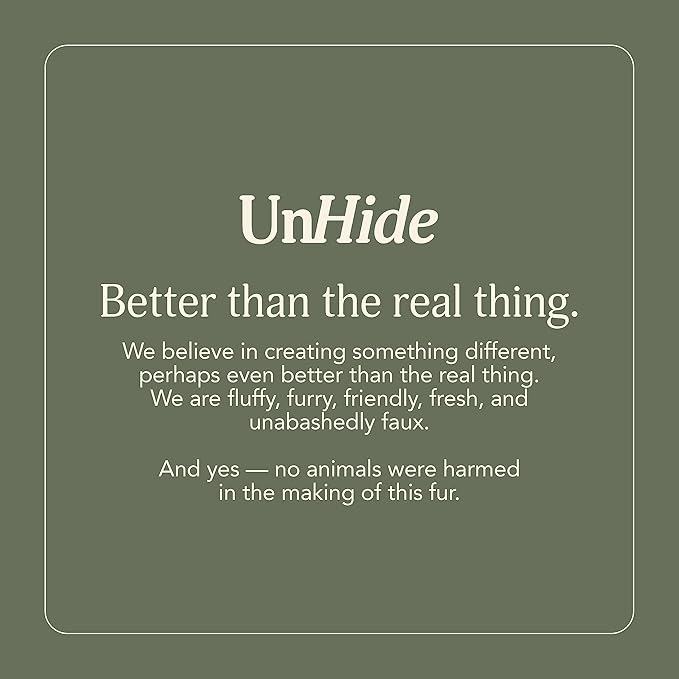 UnHide Squish Lumbar Pillow - Faux Fur Pillow - Extra Soft Throw Pillow - Rectangular Shaped, Polyester Fill - Machine Washable - Perfect for Living Room Or Bedroom - 10” x 18” - Taupe Ducky