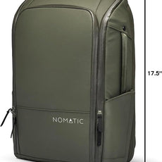 NOMATIC 14L Backpack- Carry On Backpack and Water Resistant Laptop Bag - Carry On or Business Backpack for Men and Women (Olive)